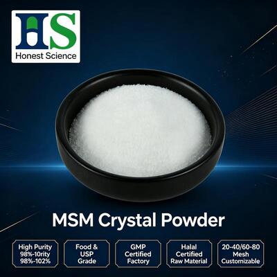 Sertifikat ISO & GMP MSM Powder.