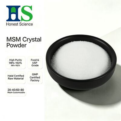 Bubuk Kristal MSM Kelas USP | Dimetil Sulfon CAS 67‑71‑0 Bahan Baku Massal