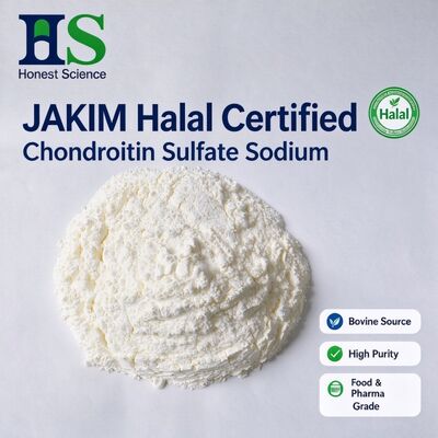 JAKIM Natrium Kondroitin Sulfat Sapi Bersertifikat Halal | Bubuk Kelas USP